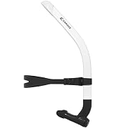 COPOZZ Swim Snorkel for Lap Swimming Swimmers Training Snorkeling Diving, Center Mount Comfortabl...
