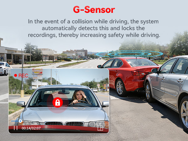 dash cam front and rear wireless