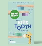 Kids Bamboo Toothbrushes (6 Pack) - Extra Soft Bristles For Toddlers Teeth | Zero Waste