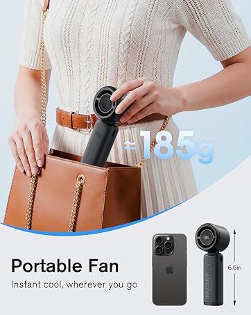 whatook handheld fan rechargeable portable personal hand held fan