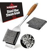 XUDAKAIXIN Grill Brush Bristle Free,Unique Steel Fibers Pad [Safe &amp; Efficient] Perfect for Any Gr...