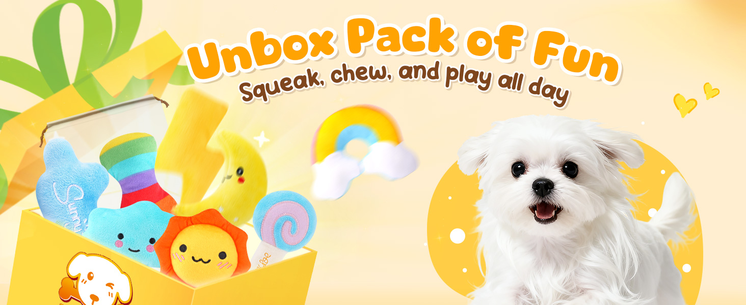 puppy squeaky toys