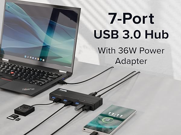 Port usb power adapter