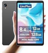 LincPlus M8 Tablet 8.4 Inch Android - MTK Helio G99, 12GB RAM 128GB ROM, 90Hz IPS Display, 6000mA...