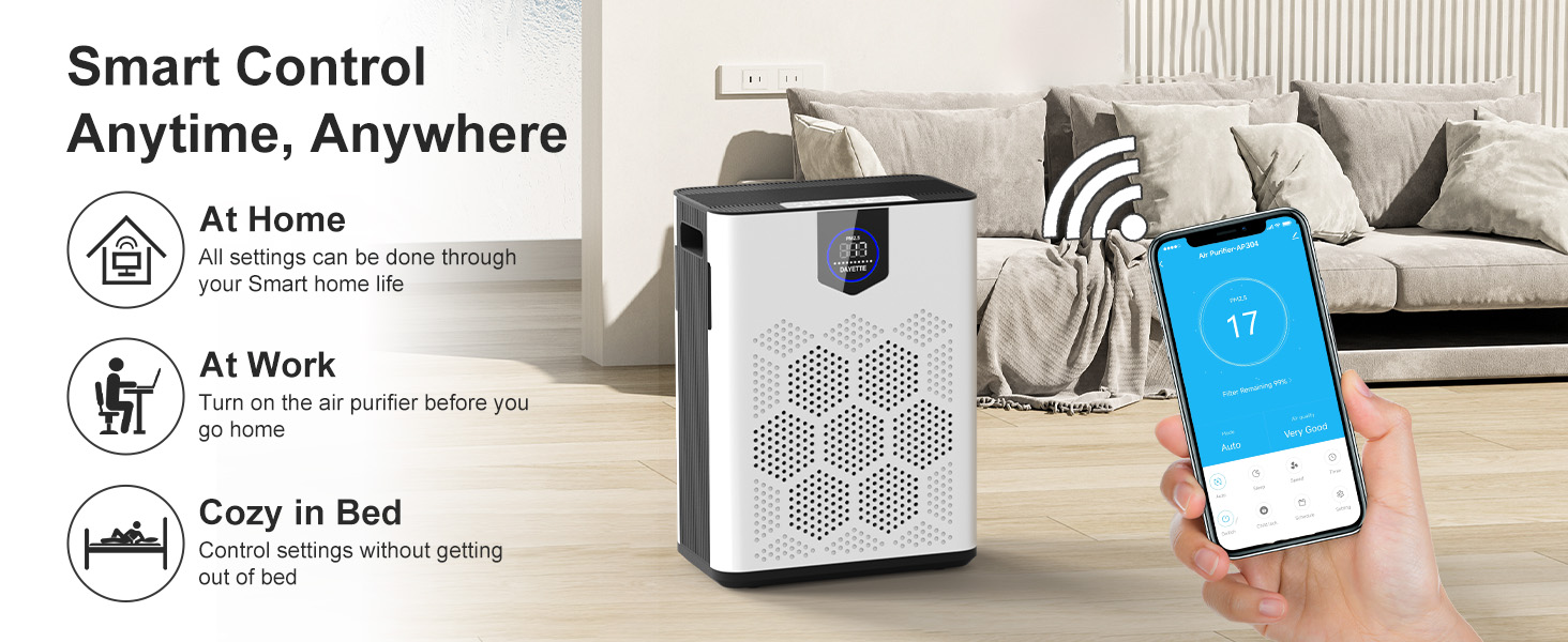 smart control air purifier