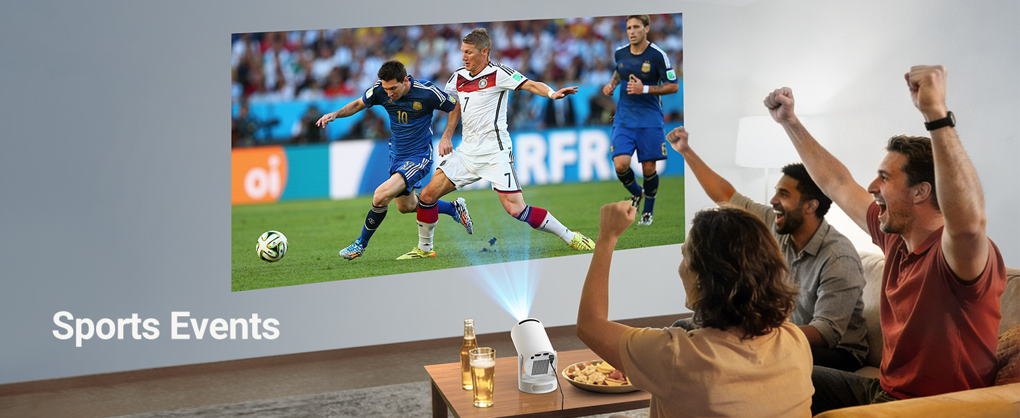 Mini Projector with WiFi and Bluetooth