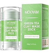 GUOYAOLIFU Green Tea Clay Mask Stick Cleansing Face Mask Detoxify and Refine Mud Mask for All Ski...