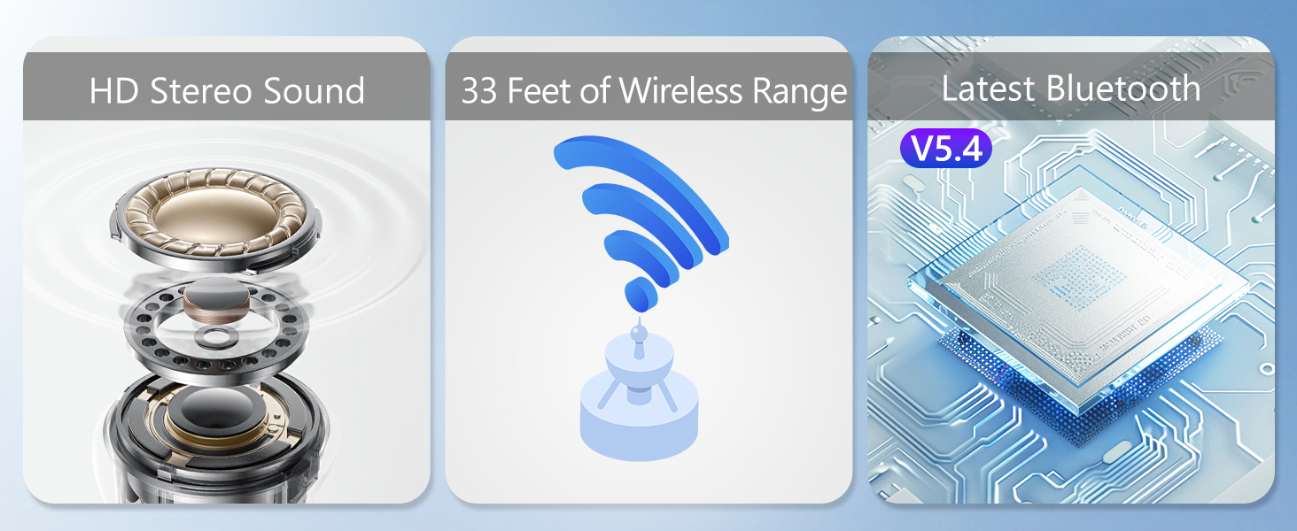 Bluetooth 5.4 &amp; Long Battery Life