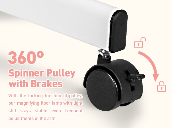 magnifier floor lamp