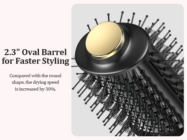 dual voltage hair dryer brush