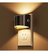 L LOHAS LED Night Lights Plug into Wall 2 Pack, Dusk to Dawn Sensor Nightlight, Brightness Adjust...