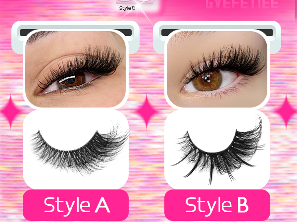 wispy fox eye lashes fluffy cat eye lashes natural lashes clear band lashes strip lashes
