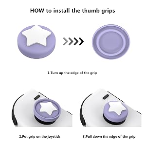 Cute Thumb Grip Caps for Nintendo Switch, Heaven Blue Joystick Caps for Nintendo Switch Lite