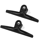 Extra Large Bull Clips Stainless Steel - Coideal 2 Pcs 30cm XXL Jumbo Black Metal Binder Paper Cl...