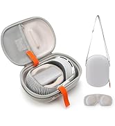 SODI Carrying Case for Apple Vision Pro and Accessories, VR Headset Case with Lens Cover, Multi-L...