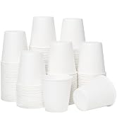RACETOP [100 Pack] 3 oz Bathroom Paper Cups, Disposable Paper Cups, Mouthwash Cups, Paper Coffee ...