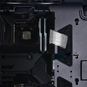 This chassis has professional cable management for an orgainzed interior and more airflow