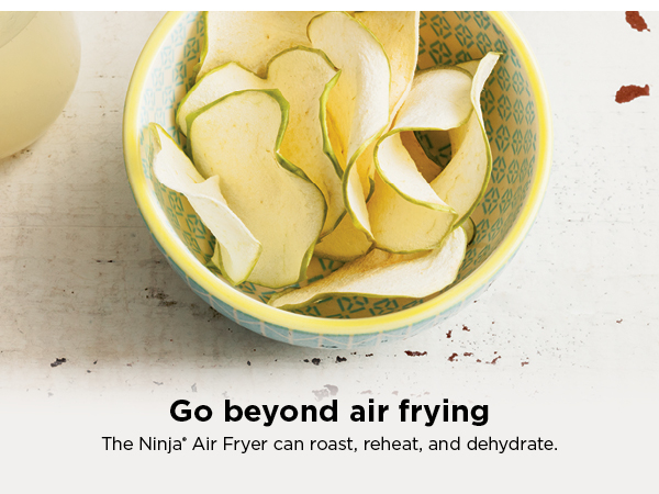 Go beyond air frying The Ninja Air Fryer can roast, reheat, and dehydrate.