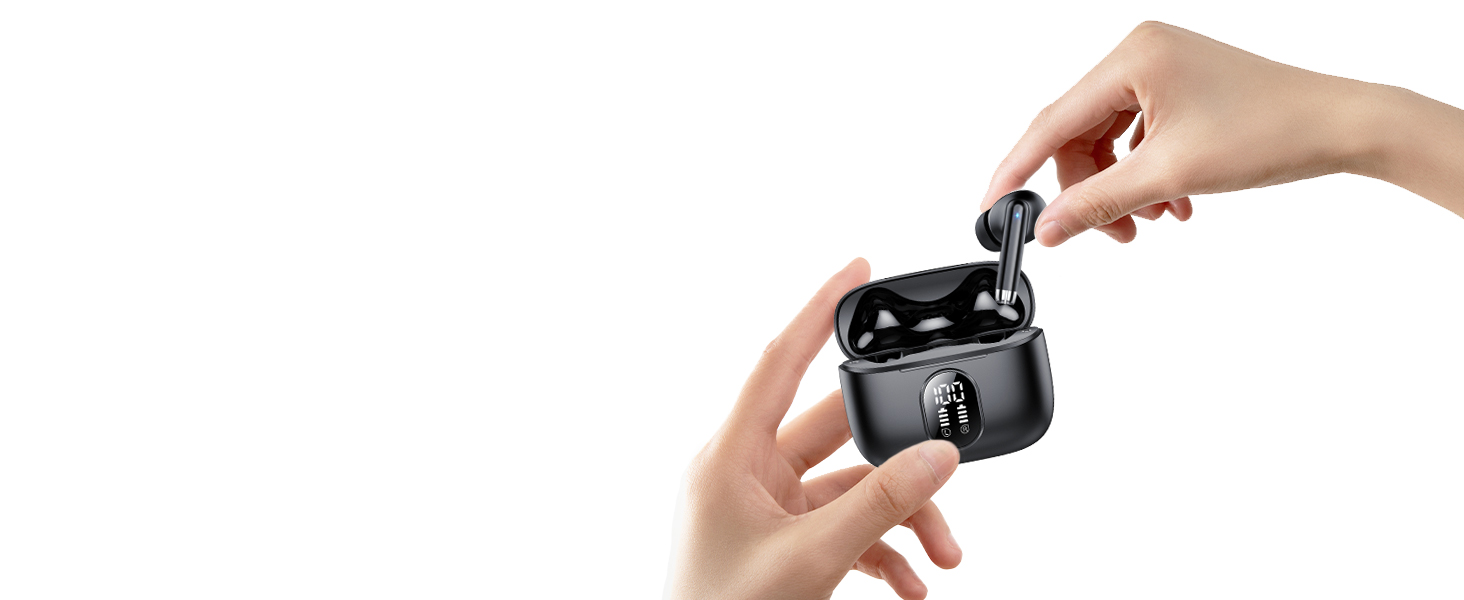 Wireless Earbuds, New Bluetooth 5.4 Headphones