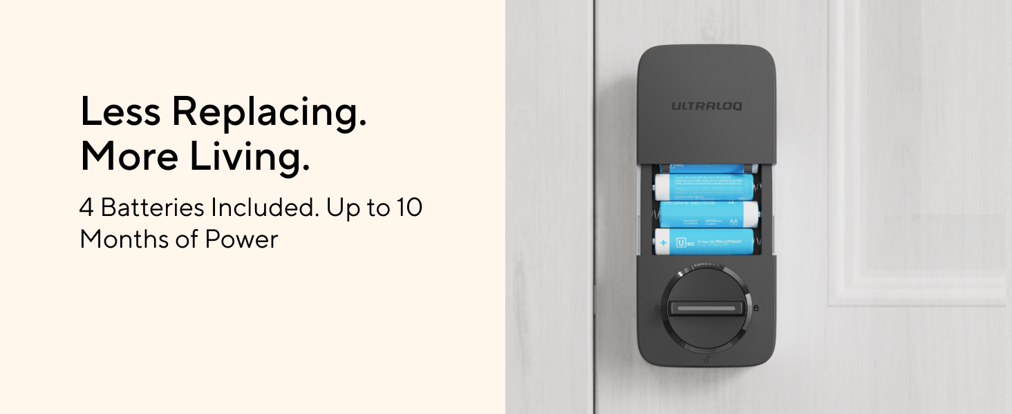 Up to 10 Months Battery