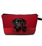 MoCaliduccious Black Labrador Makeup Bag Dog Gifts for Dog Lovers