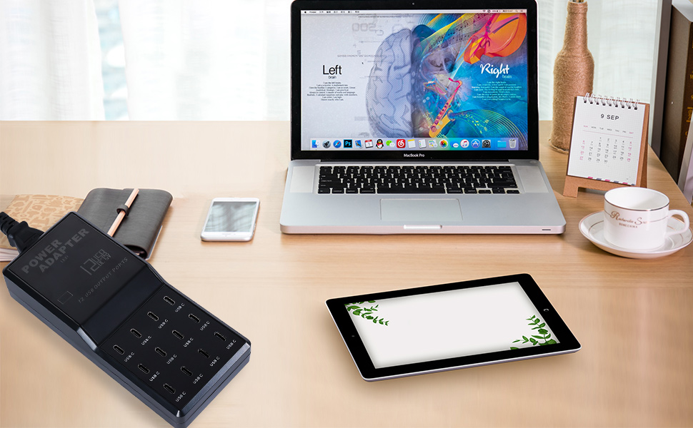 12-in-1 USB C Desktop Charger
