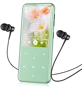 AGPTEK 64GB MP3 Player with Bluetooth, M3 2.4 inch Music Player with Speaker and FM Radio, Touch ...