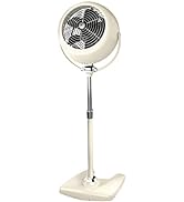 Vornado VFAN Sr. Pedestal Vintage Air Circulator Fan, Vintage White