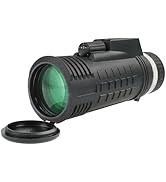 BOSTRON 8X42 Monocular Telescope for Adults High Powered with BAK4 Prism FMC Lens, Rangefinder &amp; ...