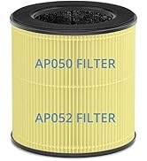 Tailulu Official AP050 AP052 Air Purifier Replacement Filter, 3-in-1 Air Purifier Filter, True H1...