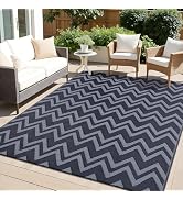 OLANLY Waterproof Outdoor Rug 5x8 ft Clearance, Reversible Outdoor Plastic Straw Rug, Large Patio...