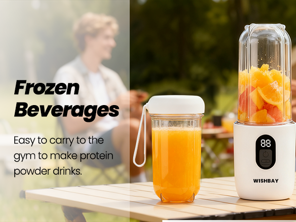 Portable Blender Personal Blender for Shakes and Smoothies with 16 Blades Small Mini Juicer