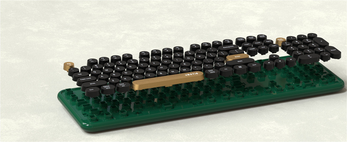 TYPEWRITER WIRELESS KEYBOARD