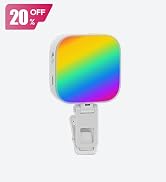 ULANZI U60 RGB Video Lights White LED Camera Light 360° Full Color Portable Photography Lighting ...