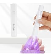 Lavinda Handheld UV Light for Gel Nails, Mini Nail Lamp, Portable Cordless Rechargeable UV Led Na...