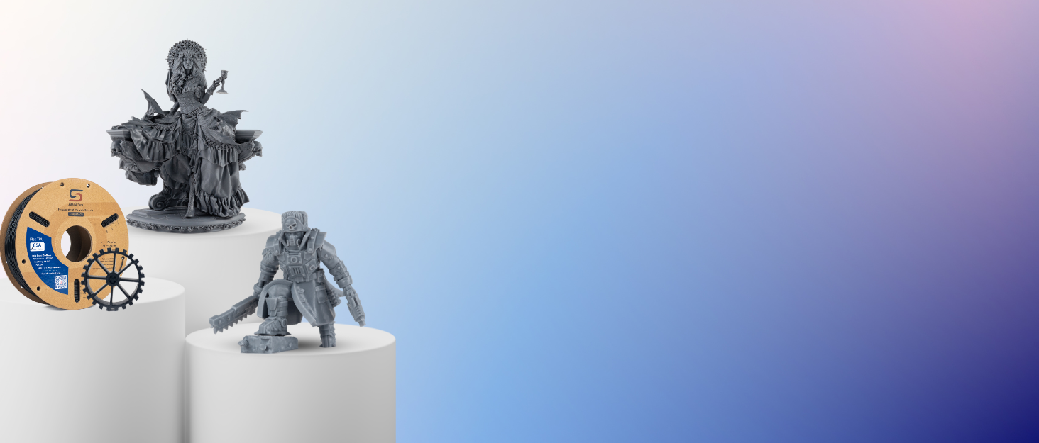 Siraya tech Fast Tenacious Blu Build Simple Sculpt Cast 3D Printer Resin