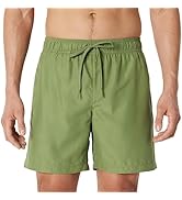 Essentials Men's Swim Trunks with Mesh Lining, Pockets, Drawstring Closure