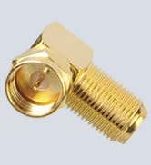 90 degree coaxial cable connector