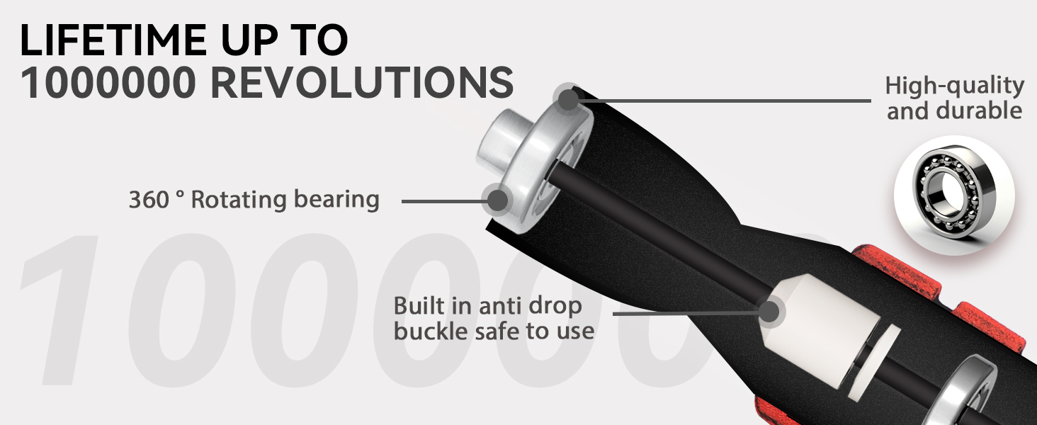 Weighted Jump Rope for Fitness Ropeless Bod Rope High Speed Skipping Rope Cordless Jumping Rope