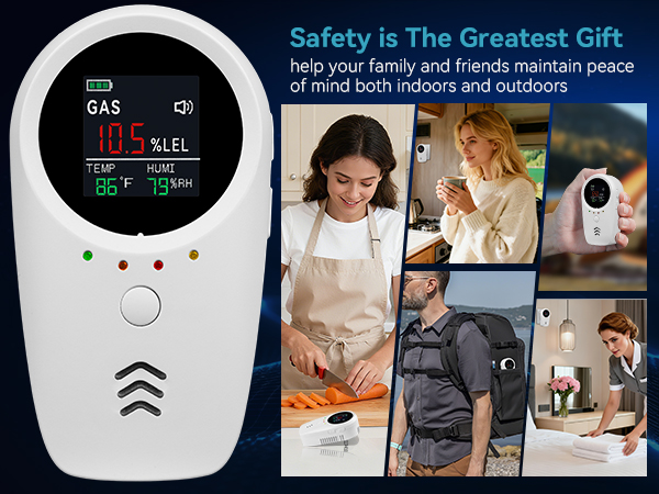 carbon monoxide and combustible gases alarm detectors for Home RV travel