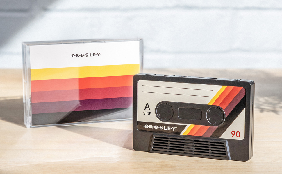 crosley cr3045 portable bluetooth speaker cassette tape