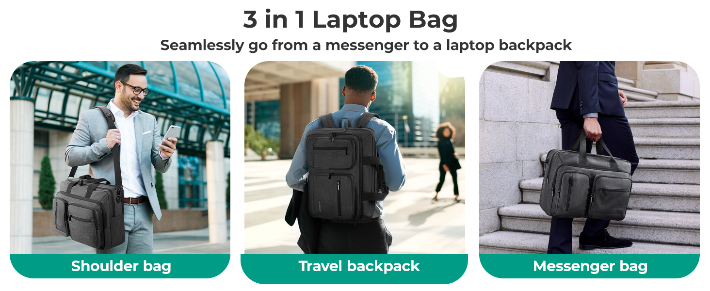 BAGSMART Laptop Bag for Men