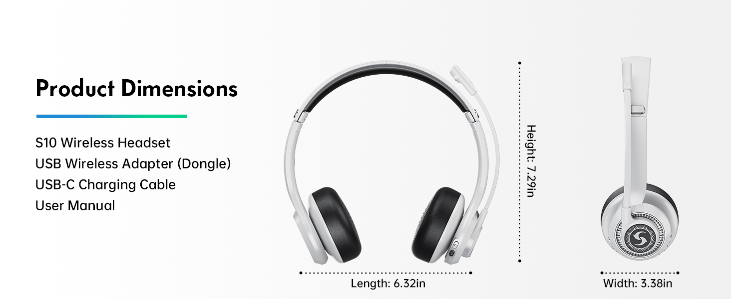 Wireless Headsets with Microphone