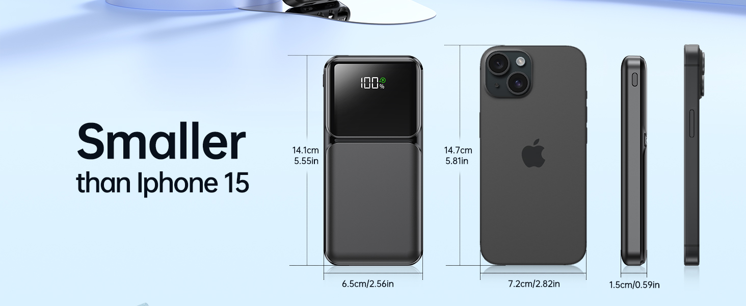 Power Bank Portable Charger with Built in Cable