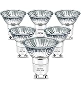 GU10 Halogen Bulb 120v 50w Halogen Light Bulbs, 2800k Warm White gu10 Dimmable for Track Light Bu...