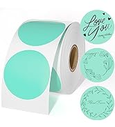 CLASSY Round Thermal Labels, 2" Thermal Label Stickers, Multi-Purpose Thermal Labels for Name Tag...