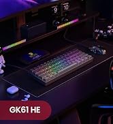 HK GAMING GK61 SE 60% | Mechanical Gaming Keyboard | 61 Keys Multi Color RGB LED Backlit for PC/M...