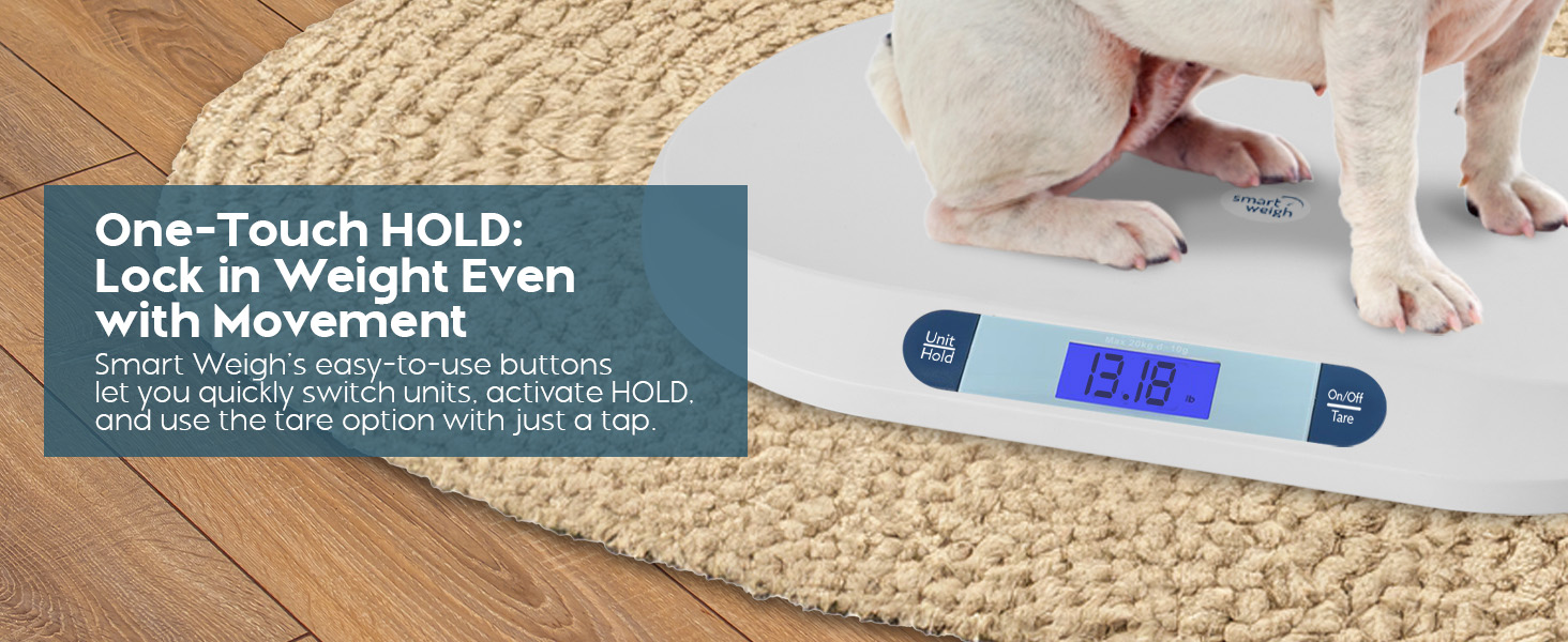 Digital baby scale pet scale one touch hold lock in weight even with movement