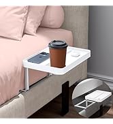 KIWIFOTOS Bedside Shelf for Bed, Bedside Tray Table Under Mattress for Box Spring Bed/Plate Bed/P...