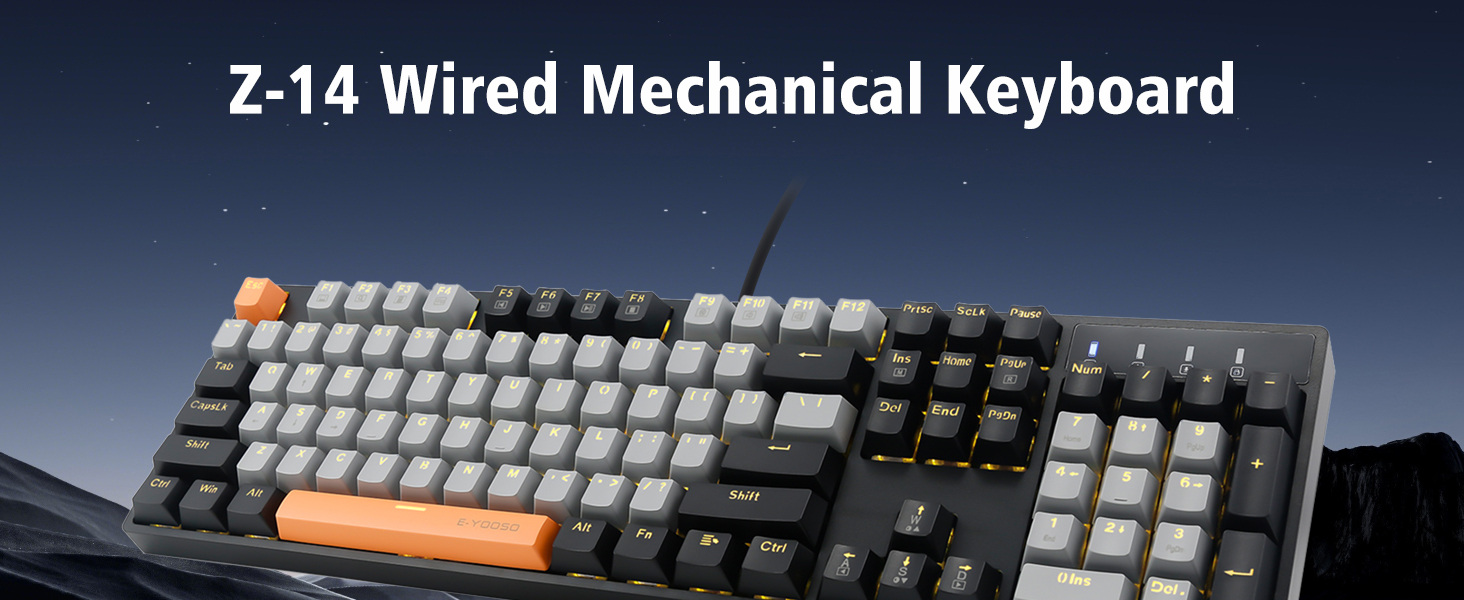 wired mechanical keyboard